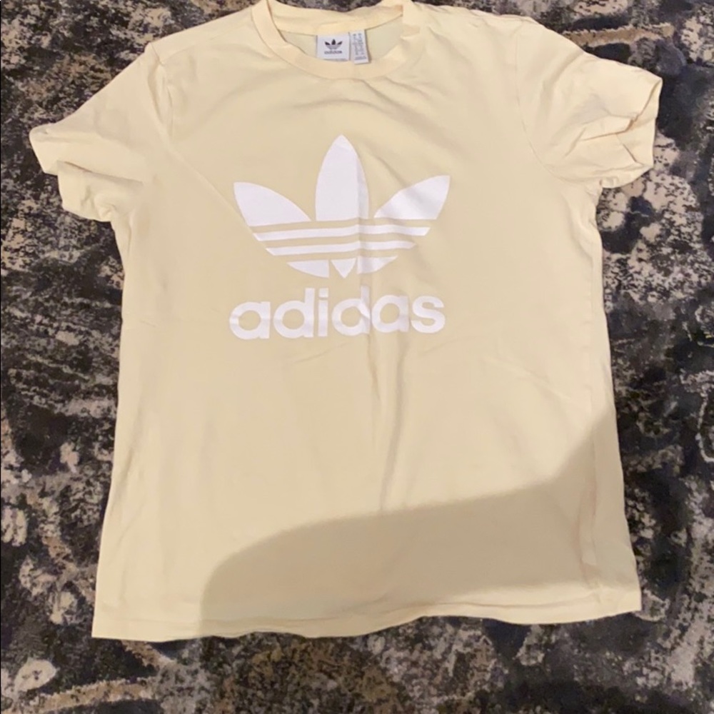 Light yellow adidas tshirt